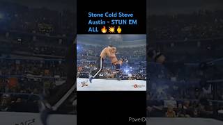 Stone Cold Steve Austin  STUN EM ALL 🔥💥🖕stonecoldsteveaustin [upl. by Fraya]