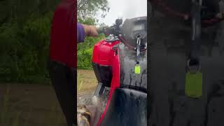 Water wheelie pov on the stock Honda automobile offroad waterwheelie [upl. by Kato11]