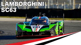 Lamborghini IMSA GTP Debut at The 12 Hours of Sebring [upl. by Alacim]