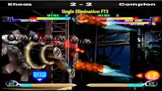 MvC2 Khaos Vs Compton Epic Match [upl. by Isej683]