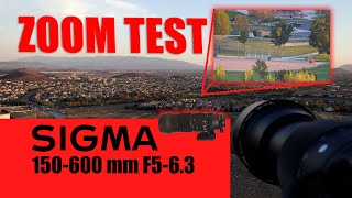 SIGMA ZOOM TEST 150600mm 4k VIDEO [upl. by Enalb53]