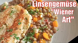 Linsengemüse mit gebratenen Knödel [upl. by Radmen]