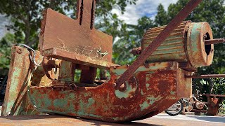 Old Rusty Drill Press Restoration  Restore Drill Press [upl. by Tracey]