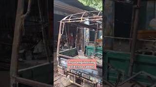 Piaggio auto body in ape my workshop fitting full body viralvideos welding automobileengineering [upl. by Trubow141]