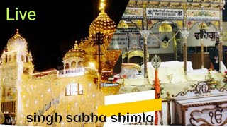 Shri guru Granth sahib parkash purab singh sabha shimla Live [upl. by Garvin613]