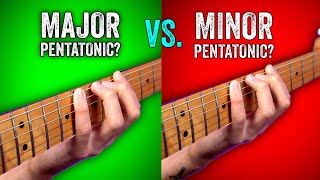 Major vs Minor Pentatonic Scales The Difference Explained [upl. by Iridissa]