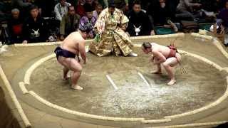 Tochihiryu 20  Takanoyama 11  Sumo  Hatsubasho 14 [upl. by Synn]