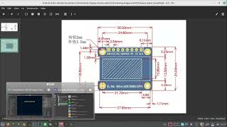 KiCAD 6 footprint  096quot ST7735 SPI 80x160 Display Module [upl. by Euton19]