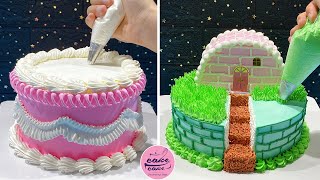 Oddly Satisfying Cake Decorating Compilation  Part 413 [upl. by Dahc]