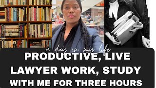 STUDY WORK with ME LAWYER 5 hours LIVE HOW TO BECOME PRODUCTIVE RAINDROP SOUND MUSIC NO MUSIC [upl. by Artimid]