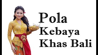 Model Kebaya Bali Terbaru 2024 pola kebaya khas bali pola kebaya kutu baru modern [upl. by Adekan]