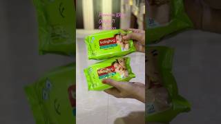 Premium Baby Wipes60pcunboxing babyproducts youtubeshorts shortsfeed trending [upl. by Ocsisnarf]