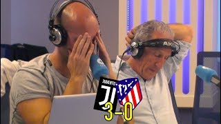 La noche MÁS DURA para los atléticos  Reacción de Petón y Miró con la narración de Rubén Martín [upl. by Aivizt365]