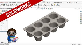 SOLIDWORKSCSWA練習問題SectionGProblem3 [upl. by Ing596]