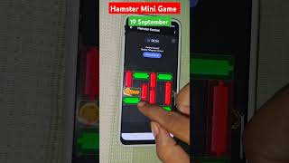 19 September Mini Game Today Mini Game Puzzles Hamster Kombat mini game [upl. by Sayette457]