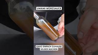 Umami WÜRZSAUCE ganz einfach Zuhause selber machen umami champignon shorts [upl. by Ecyarg]