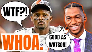 RG3 TO CLEVELAND BROWNS Robert Griffin III BRUTAL DESHAUN WATSON TAKEDOWN in Attempt for COMEBACK [upl. by Eanad528]