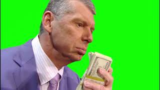 Vince McMahon Smelling Money meme  WWE Green Screen [upl. by Keifer]