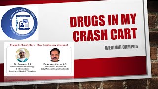 Drugs in Crash cart How I make my choices Casebased interactive discussion  WebinarCAMPUS [upl. by Haridan736]