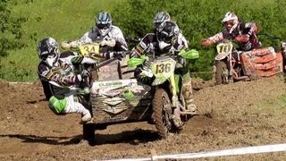 Motocross Schopfheim 2013 2 Lauf Seitenwagen Deutsche Meisterschaft [upl. by Gschu]