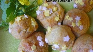 Chouquettes sucrées Recette facile Un Vrai Délice [upl. by Nodnrb]