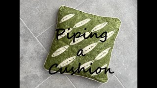 Piping a Cushion with Jennie Rayment [upl. by Blake]