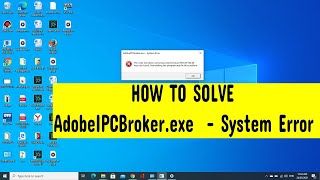 How to solve AdobeIPCBrokerexe System ERROR HOW TO SOLVE EASILY AdobeIPCBrokerexe System ERROR [upl. by Audri832]