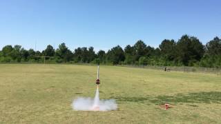 Estes Savage 2stage Rocket [upl. by Namaj]