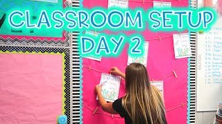 CLASSROOM SETUP DAY 2 [upl. by Nnyladnarb]