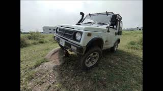 Suzuki sj410 jimny coil spring conversion [upl. by Tenn]