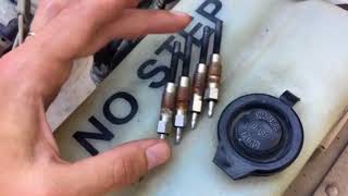 HMMWV HUMVEE Replace glowplugs M998 65L [upl. by Mumford20]