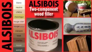 Présentation mastic à bois  ALSIBOIS [upl. by Nawat]