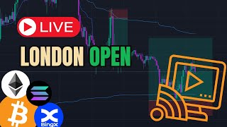 LONDON OPEN  LIVE STREAM  LIVE TRADING  BITCOIN  2024 [upl. by Alliuqa]