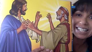 Jesus Heals Blind Bartimaeus  CEF Bible Story [upl. by Aiblis241]