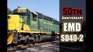 GLT339 The Greatest Diesel Locomotive in History EMD SD402 50TH ANNIVERSARY Full Series [upl. by Nyrat]