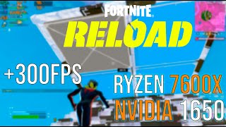 Ryzen 5 7600x undervolt  Nvidia 1650 4GB  PERFORMANCE mode  Low Meshes  FORTNITE OG RELOAD🏆 [upl. by Forlini]