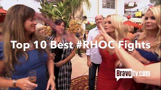 Best Housewives Fights  Episode 2  Top 10 Best RHOC Fights from Seasons 114 [upl. by Onofredo]