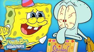 SpongeBob Celebrates His Friendship with Squidward 💛  quotFriendiversaryquot Full Scene  SpongeBob [upl. by Netsryk]