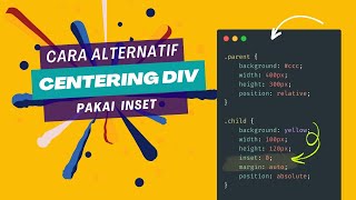 Centering DIV dengan Properti CSS inset [upl. by Drew]