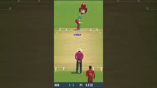 YouTube short J Layne strike first ball over bowled  Short  Viral [upl. by Ahtenek]