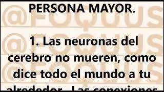 El cerebro no envejece por lo contrario se potencializa [upl. by Arakahs]