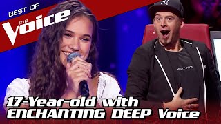 Teenager with INCREDIBLY DEEP voice WINS The Voice [upl. by Oidgime]