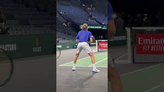 Stefanos Tsitsipas practice Rolex Paris Masters 2024 stefanostsitsipas [upl. by Nyram459]