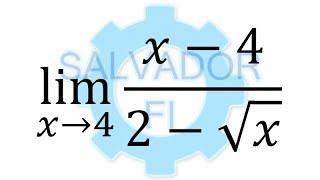 Límite Algebraico 1 con Raíz  Salvador FI [upl. by Ahsitram]