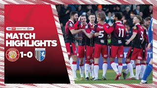 Stevenage v Gillingham highlights [upl. by Arabeila]