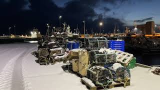 Fraserburgh snow 17 January 2024 Aberdeenshire [upl. by Zusman]