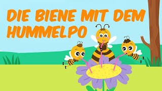 quotDie Biene mit dem Hummelpo 🐝  Lustiges Kinderlied zum Mitsingen  Beliebte Kindersongsquot [upl. by Terej]