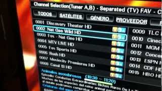 Azbox Premium HD PlusiBoxTwinCASZapping HD [upl. by Terrej]