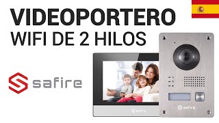 Cómo Configurar el Videoportero WiFi 2 Hilos Safire SFVIK004 [upl. by Etnod]