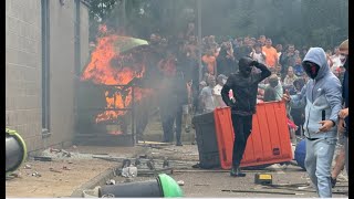 🛑 Rotherham MIGRANT Hotel Protest 4 [upl. by Ahsinra952]